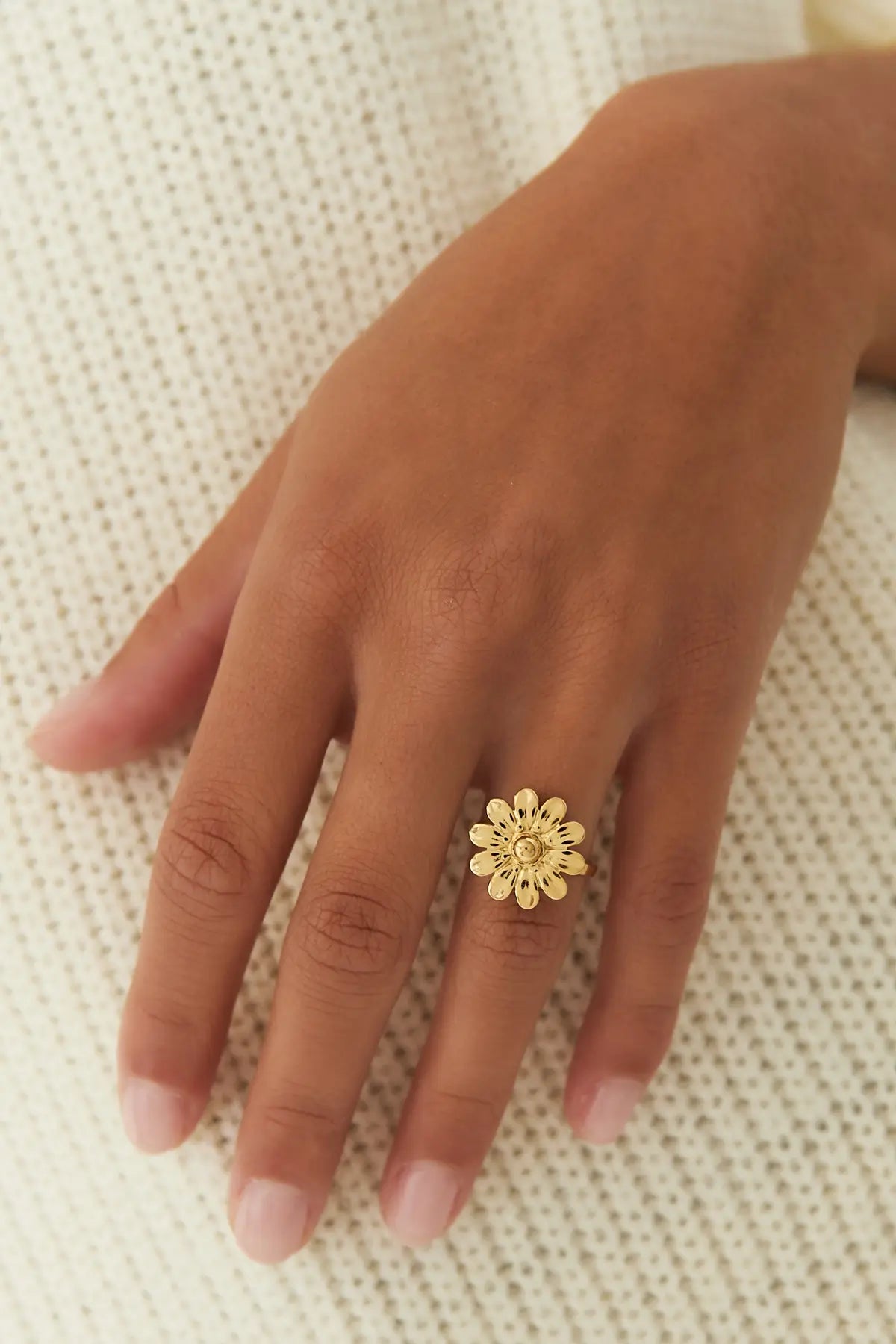 Blossom Bliss Ring Goud