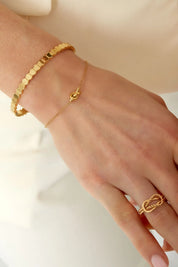 Armband Geknoopte Bedel Goud