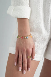 Armband Festive Florals Goud