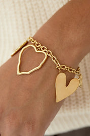 Heartful Statement Armband Goud