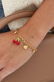 Cherish Charm Armband Goud