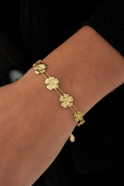 Daisy Delight Armband Goud