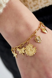 Botanical Bliss Armband Goud