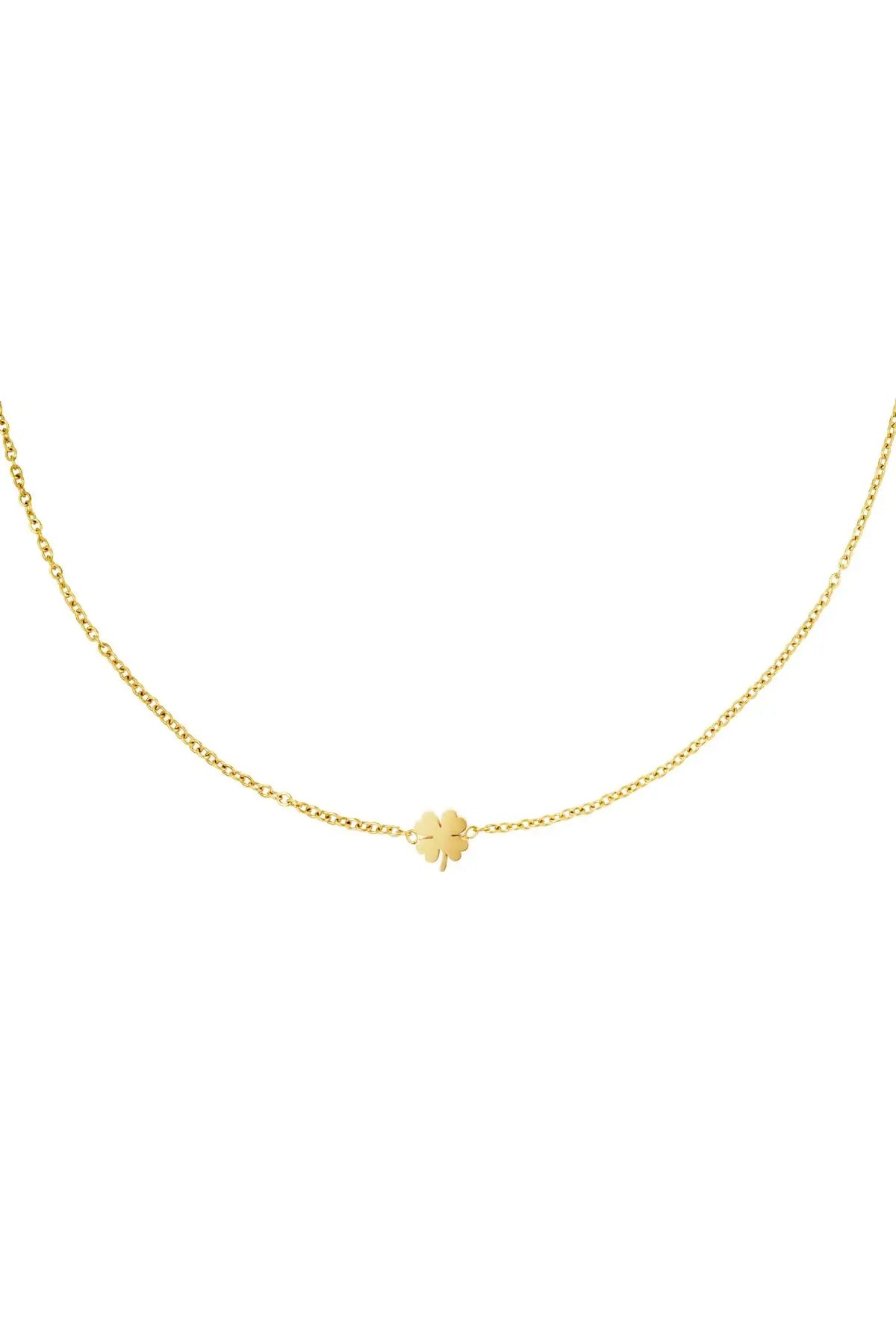 Ketting Klavertje Goud