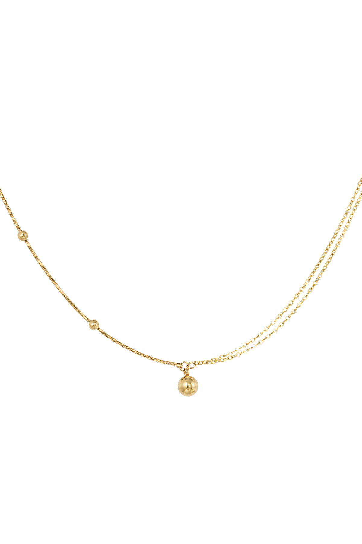 Ketting Bolletjes Goud