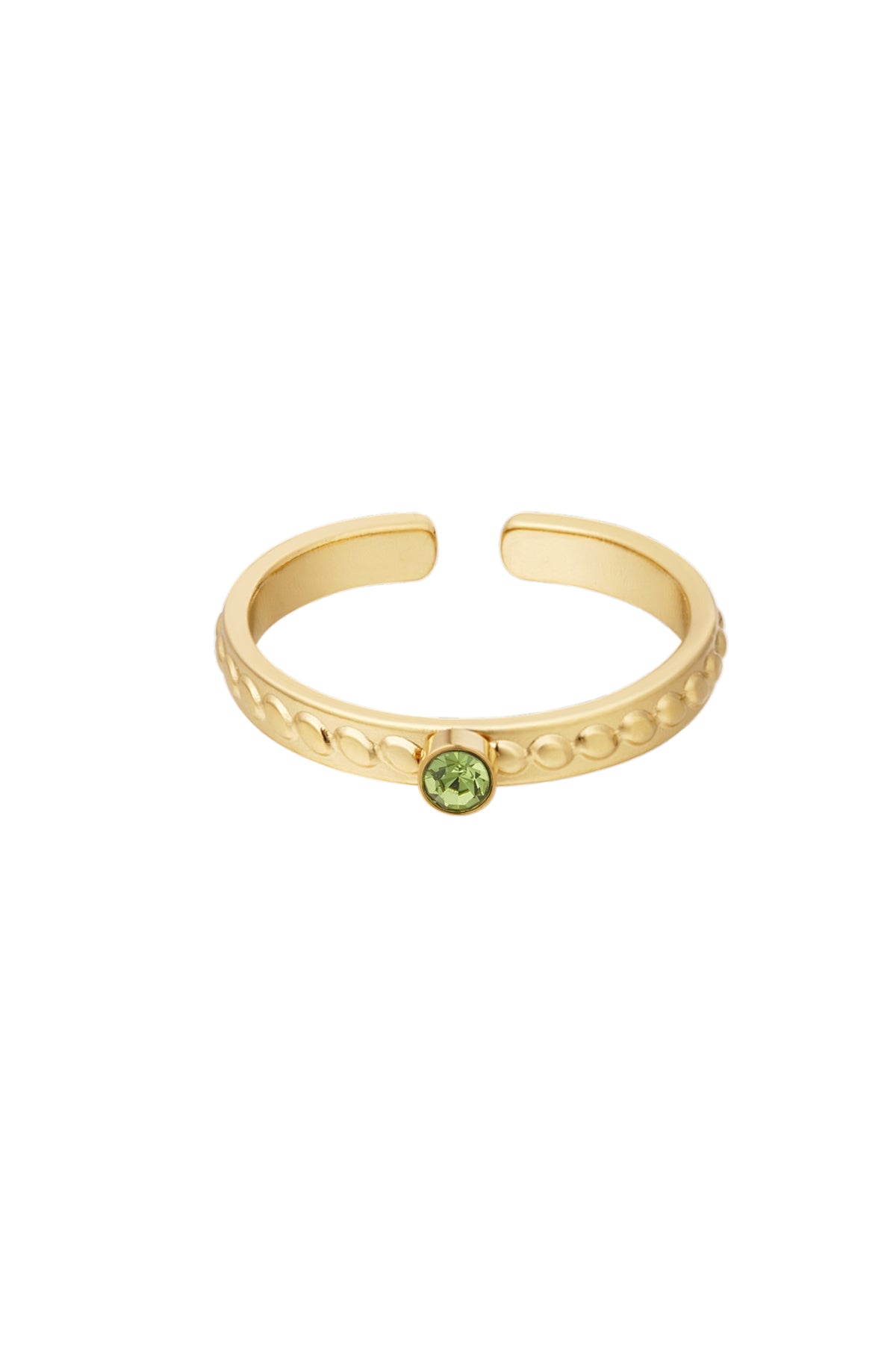 Ring Basic Steen Groen