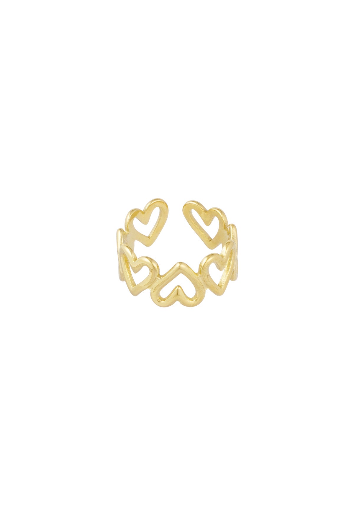 Ring Twisted Love Goud