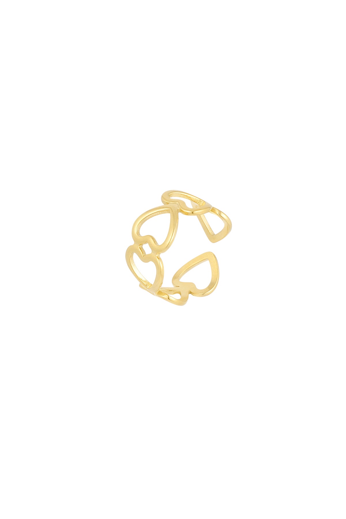 Ring Hart Connected Goud