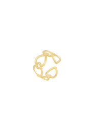 Ring Hart Connected Goud