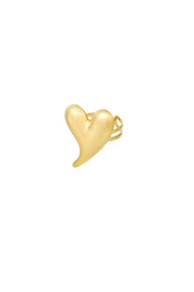 Curvy Love Ring Goud