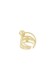 Layered Rings Ring Goud