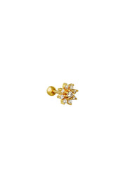 Piercing Flowerish Goud