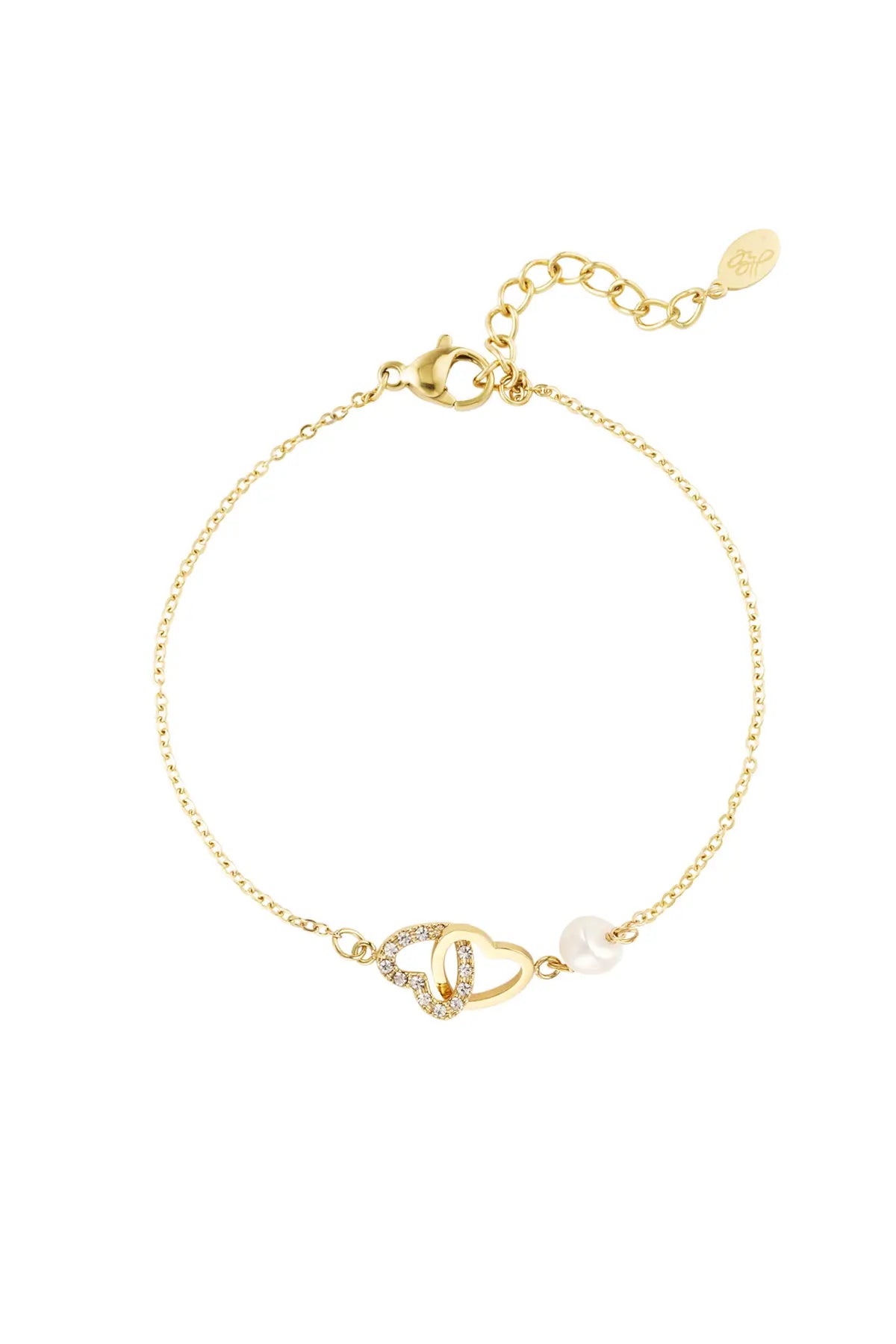 Armband Forever Hearts Goud