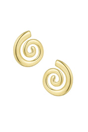 Oorbellen Swirly Wave Goud