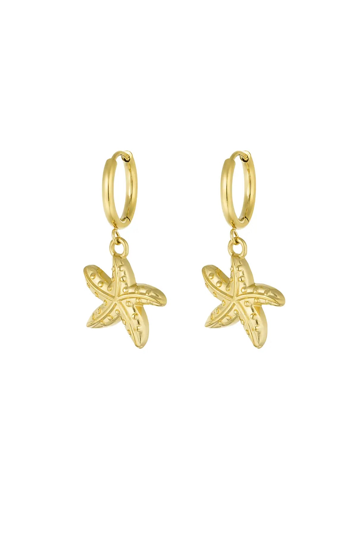 Oorbellen Special Starfish Goud