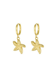 Oorbellen Special Starfish Goud