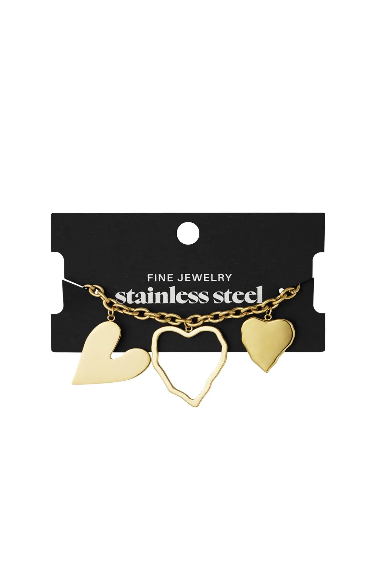 Heartful Statement Armband Goud