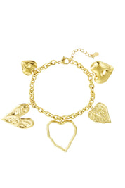 Heartful Statement Armband Goud