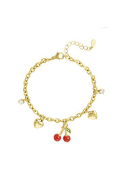 Cherish Charm Armband Goud