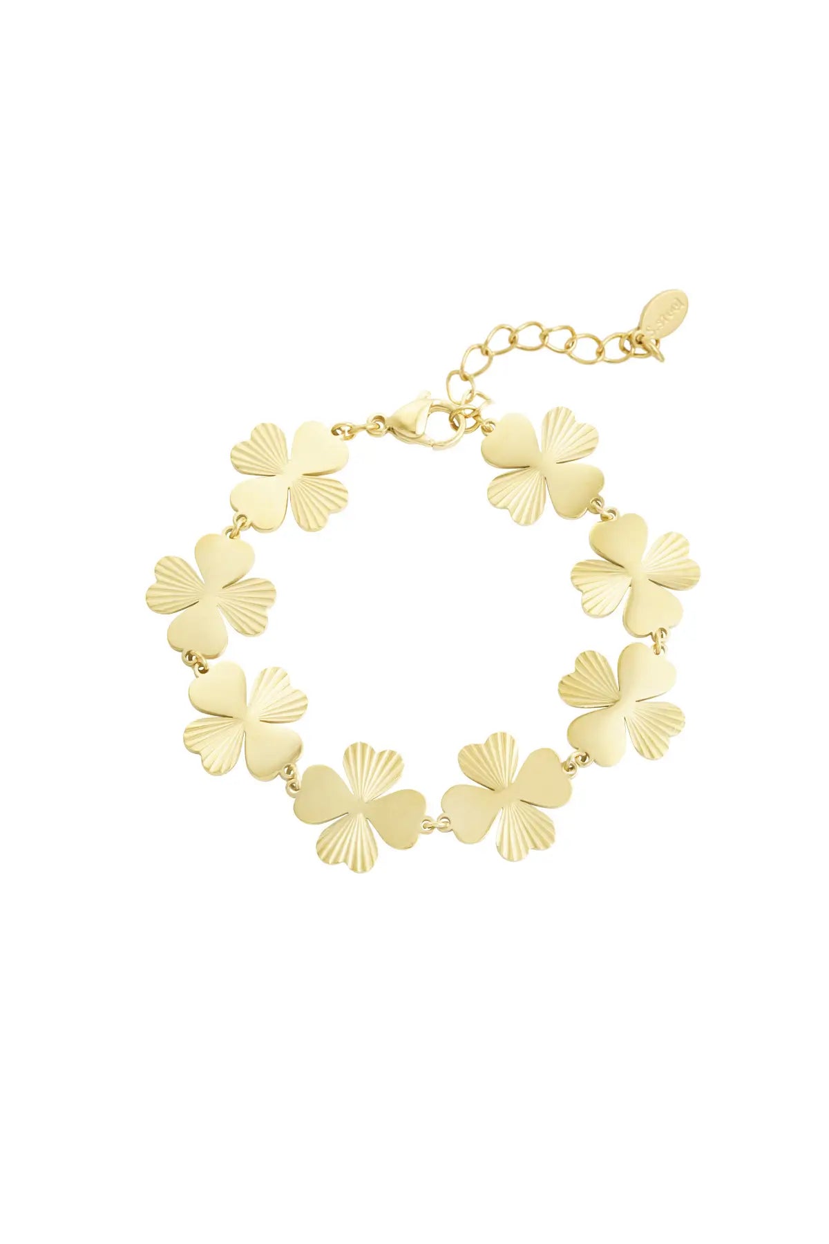 Bold Blooms Armband Goud