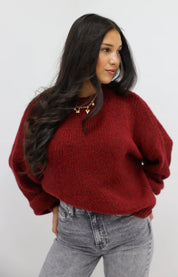 Oversized Liva Trui Bordeaux