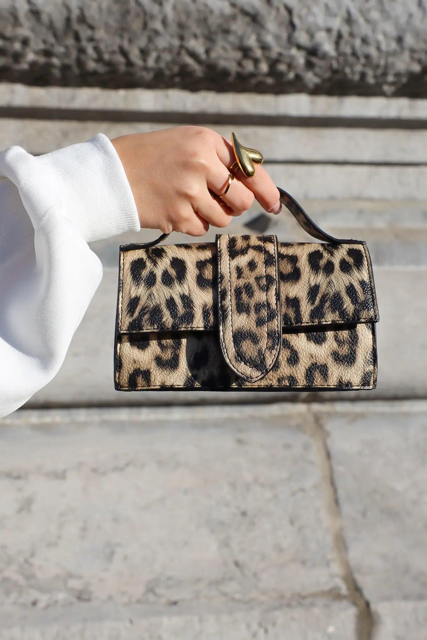 Mini Tas Leopard Print