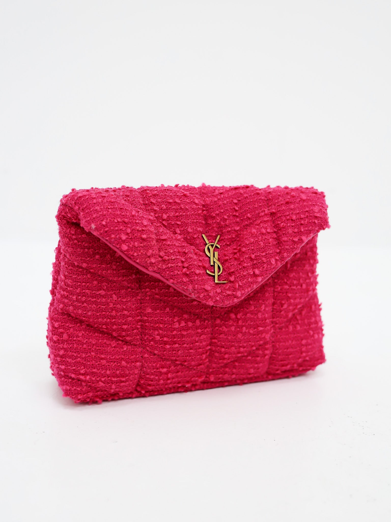 Vintage Yves Saint Laurent Clutch Roze