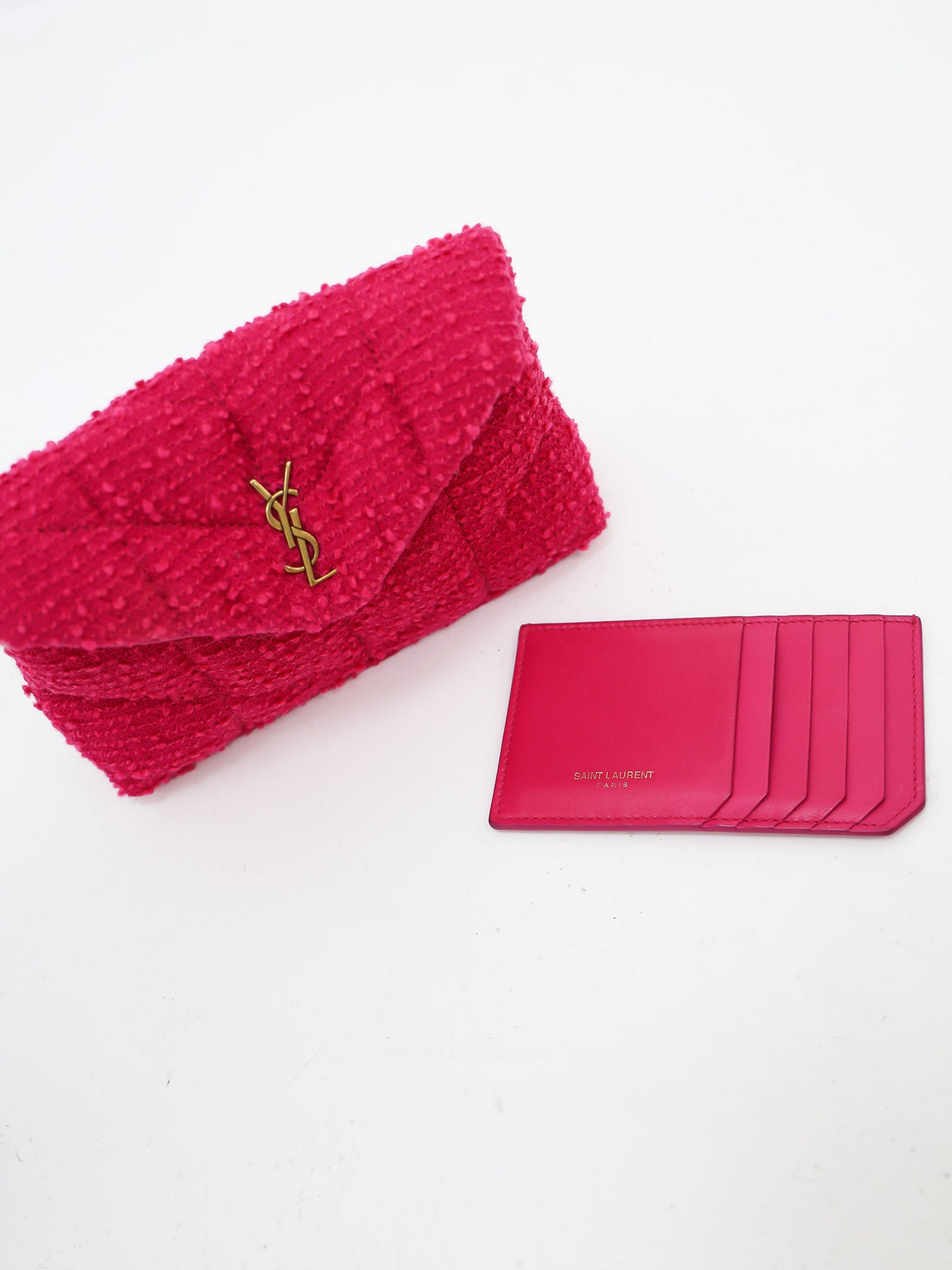 Vintage Yves Saint Laurent Clutch Roze