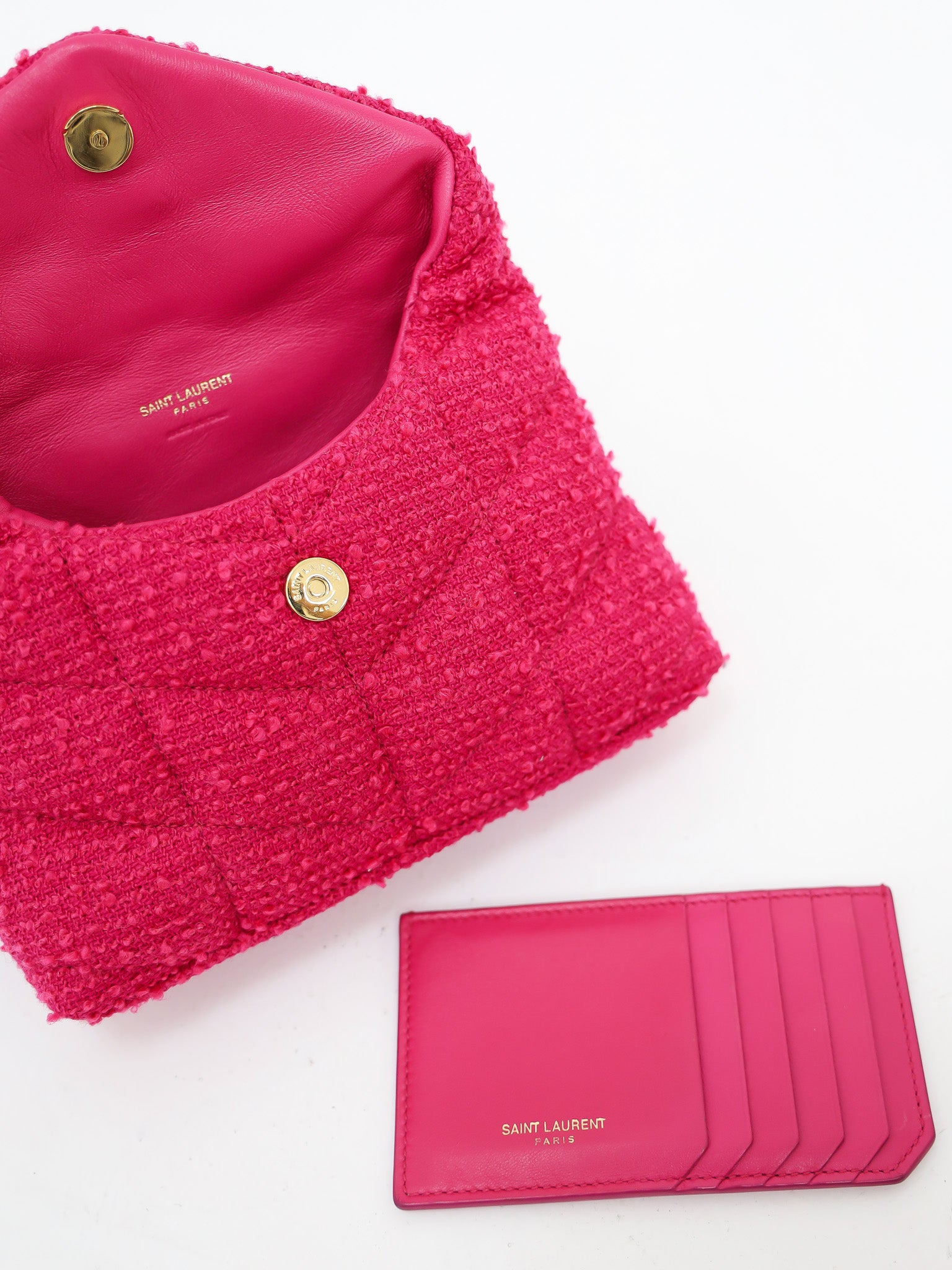 Vintage Yves Saint Laurent Clutch Roze