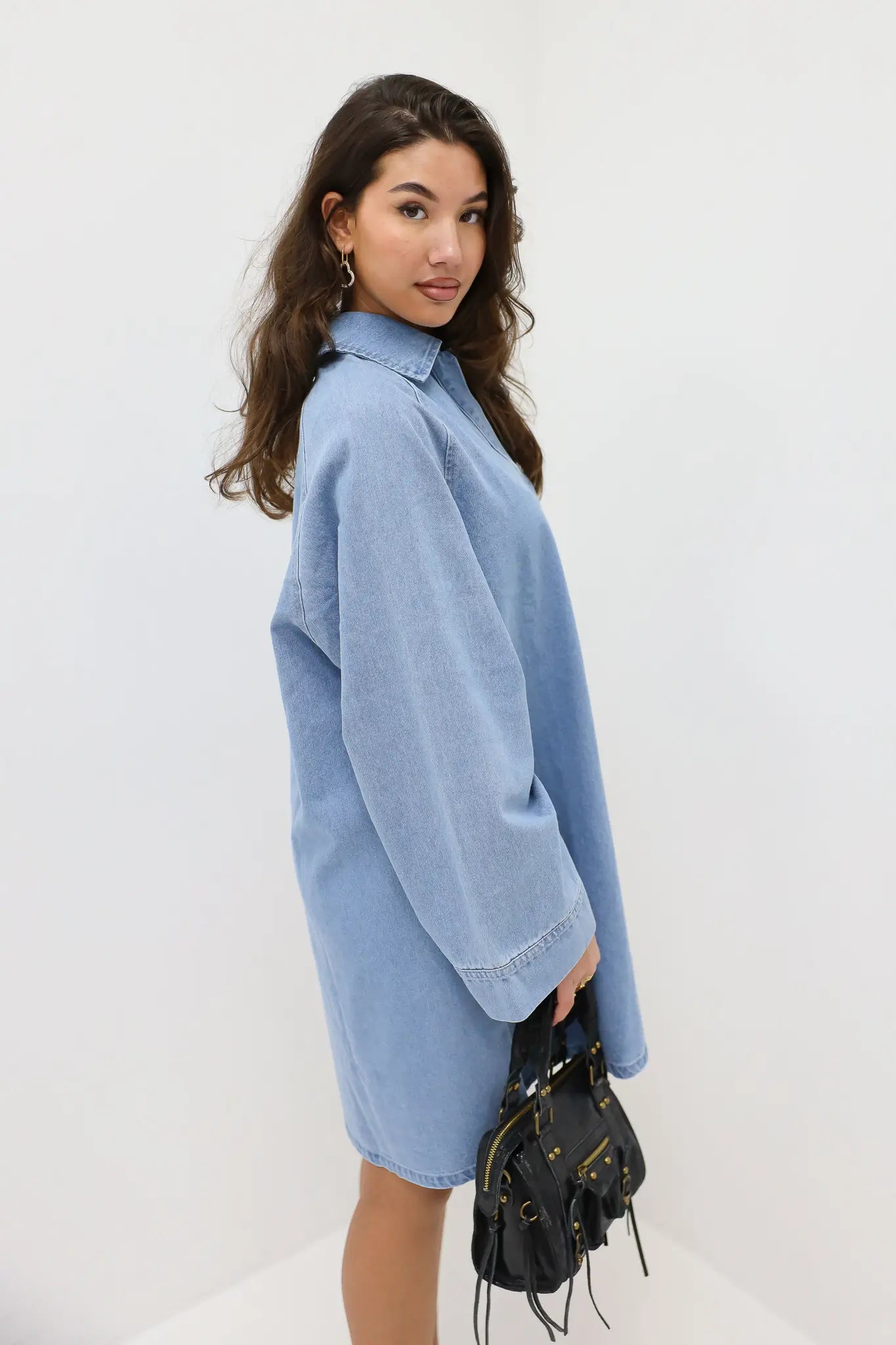 Denim Jurk Blauw