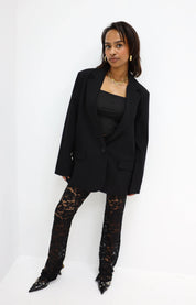 Blazer Zwart Bisous Project ladylike Fashion