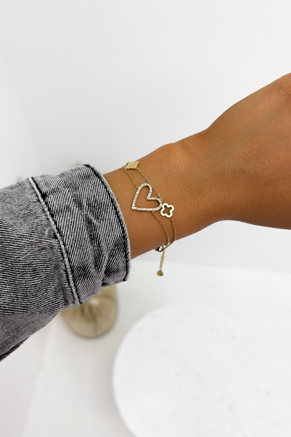 Armband Glitter Lover Goud